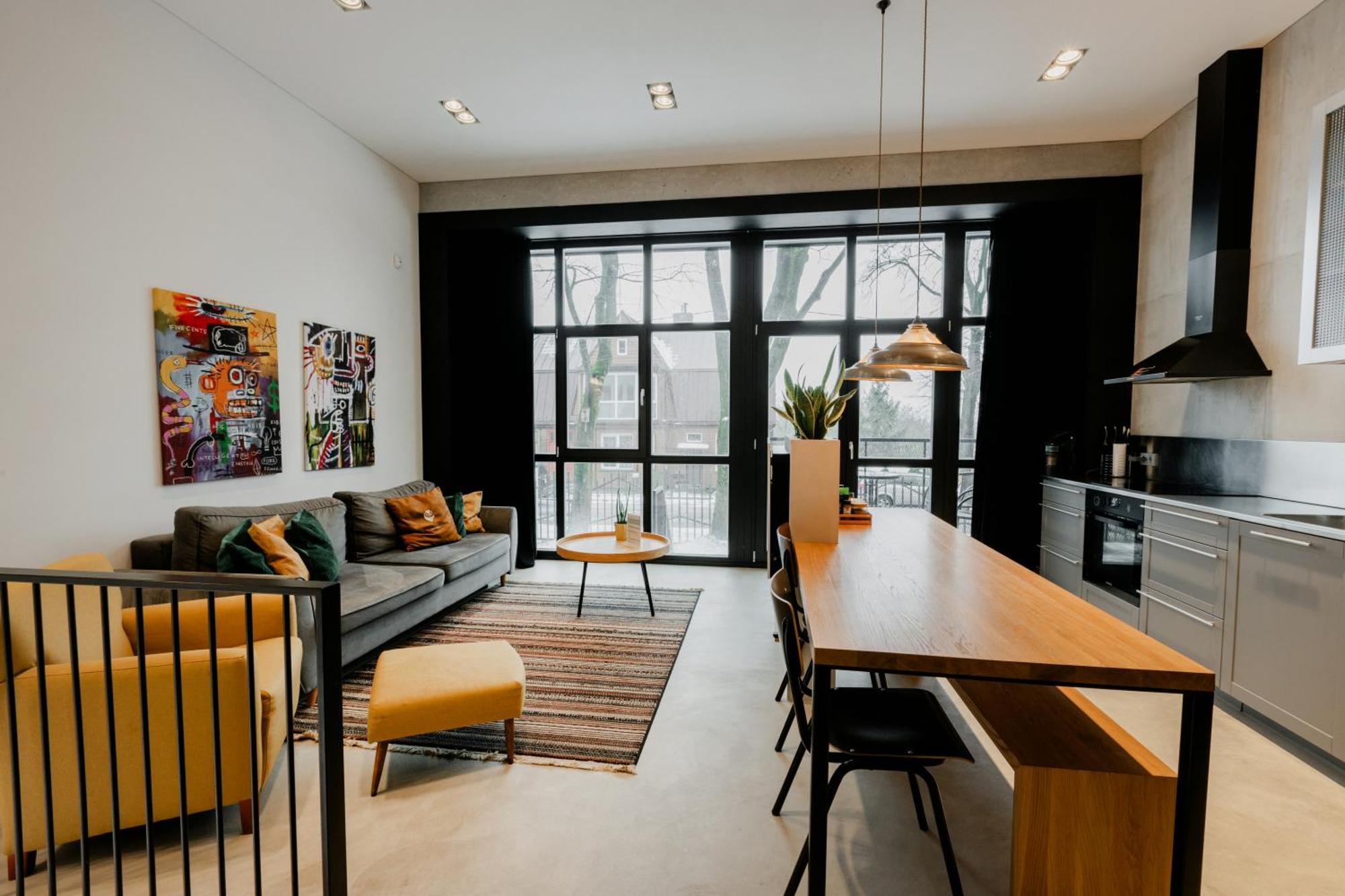 Modern And Spacious Loft Type Apartment 8 With Free Private Parking By "Owl Jazz Apartments" Kaunas Luaran gambar