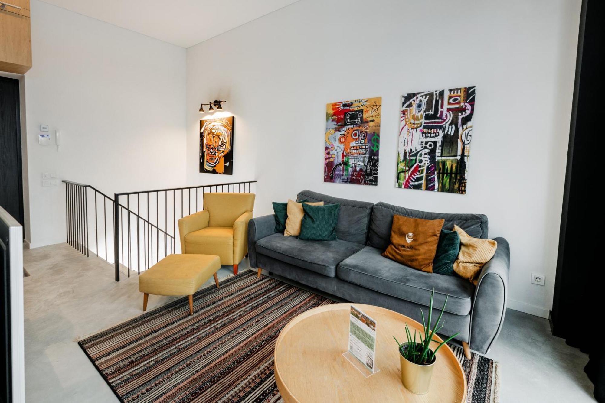 Modern And Spacious Loft Type Apartment 8 With Free Private Parking By "Owl Jazz Apartments" Kaunas Luaran gambar